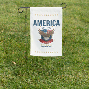 1776 2026   America 250th Celebration 4th of July Garden Flag