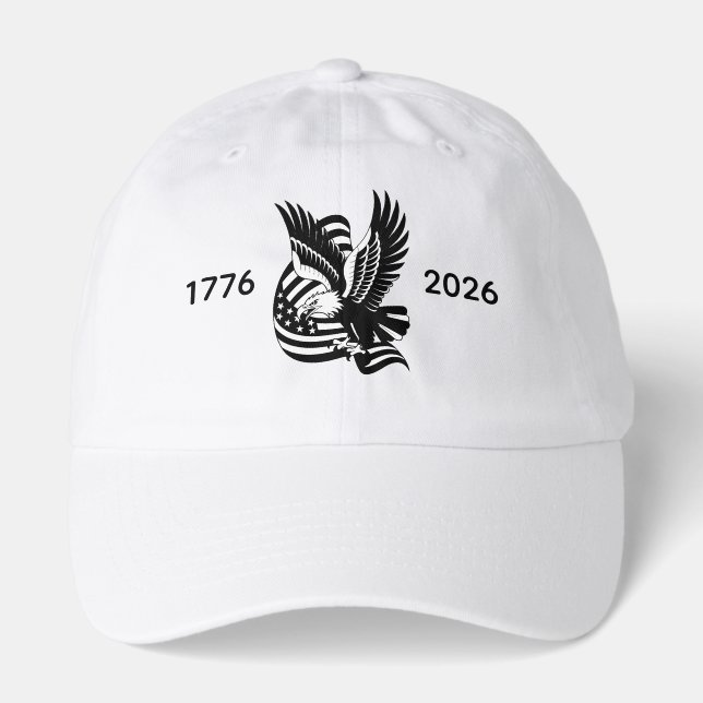 1776 - 2026 American Eagle Hat (Front)
