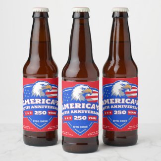 1776–2026 Eagle Shield • Custom Homebrew Label USA