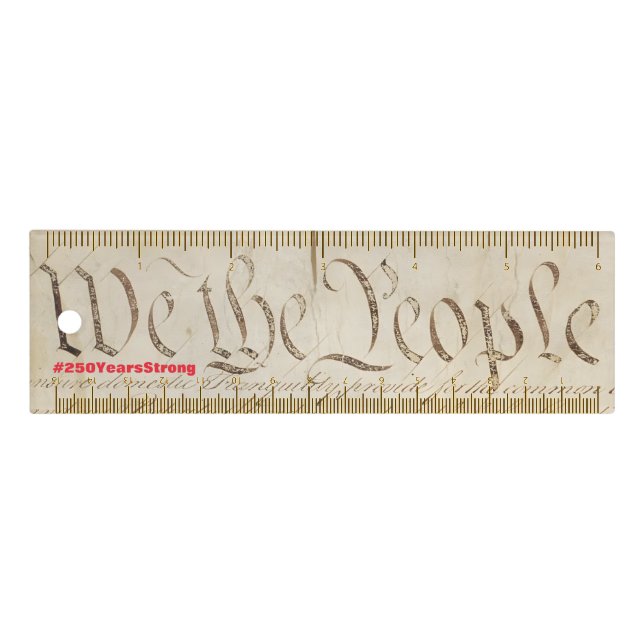 1776–2026 • Patriot Pocket Commemorative Ruler (Front)