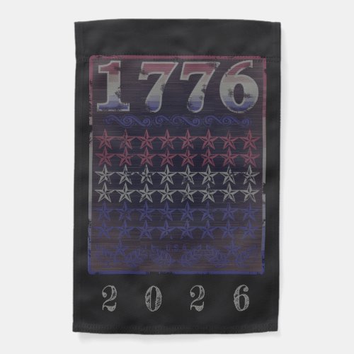 1776 2026 Stars Garden Flag