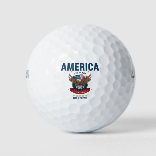 1776 2026 | USA Commemorative Semiquincentennial Golf Balls (Front)