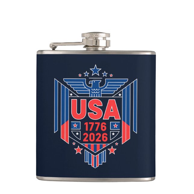 1776-2026 USA  FLASK (Front)