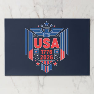 1776-2026 USA PAPER PAD