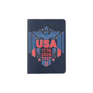 1776-2026 USA  PASSPORT HOLDER