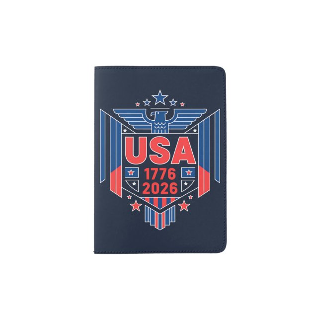 1776-2026 USA  PASSPORT HOLDER (Front)