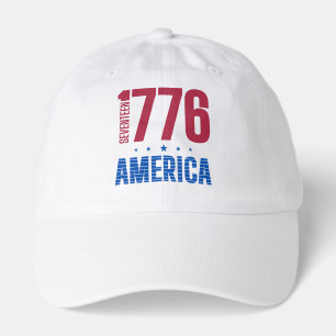 1776 America 250 years historical freedom Hat