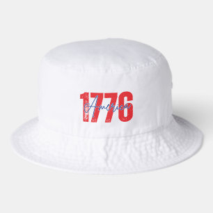 '1776 America' 250th Anniversary 4th of July  Bucket Hat