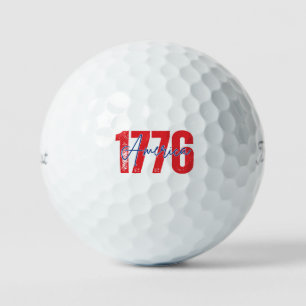 '1776 America' 250th Anniversary 4th of July Golf Balls
