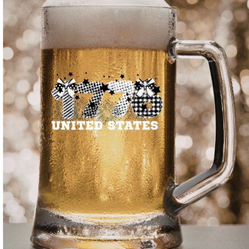1776 America Patriotic 4th of July  Stein