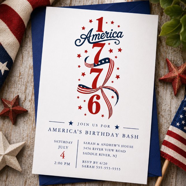 1776 America’s Birthday Bash Invite (Creator Uploaded)
