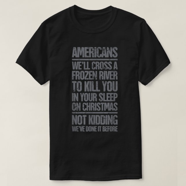 1776 American Revolutionary War Funny T-Shirt (Design Front)