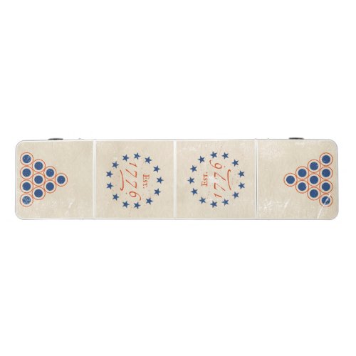 1776 American Stars Blue Beer Pong Table