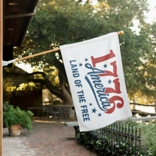 1776 America's 250th Anniversary House Flag