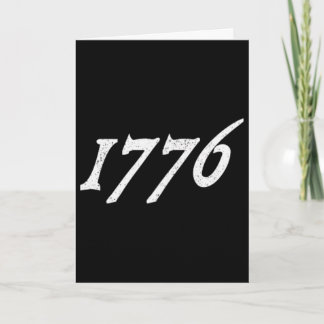 1776 Declaration Of Independence America Usa July Card