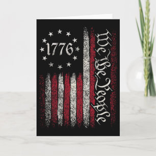 1776 Flag Constitution Independence Day American P Card