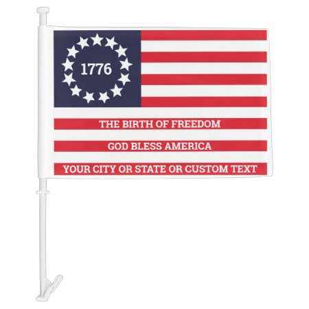 1776 Flag Optional Text Original Betsy Ross
