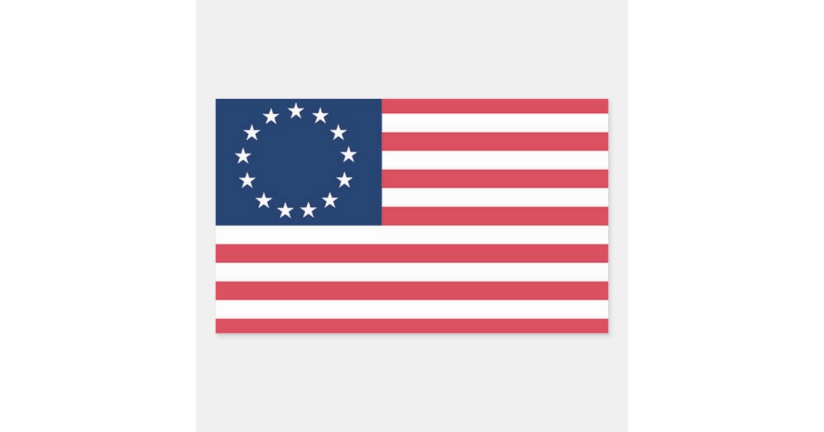 1776 Flag sticker | Zazzle
