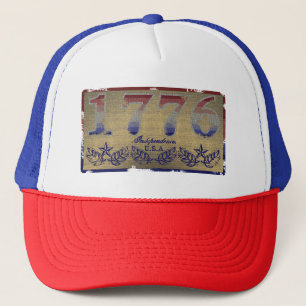 1776 Independence Wood look Trucker Hat