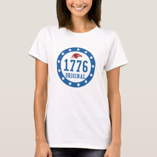 1776 Original 4 July Badge T-Shirt