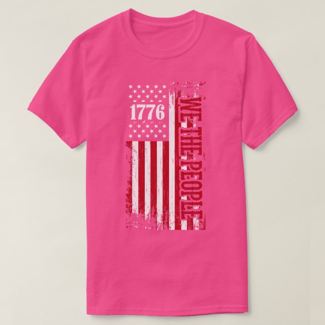1776 Patriot Day We the People  T-Shirt (Design Front)