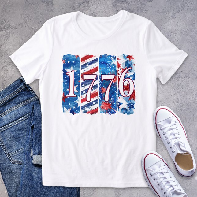 1776 Patriotic Paint Swipe Shirt (Creator Uploaded)