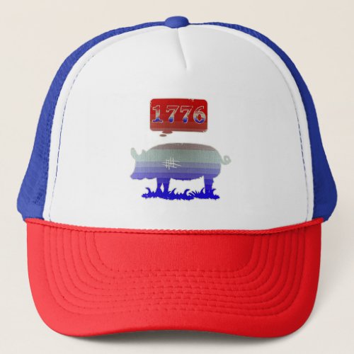1776 Piggy Trucker Hat