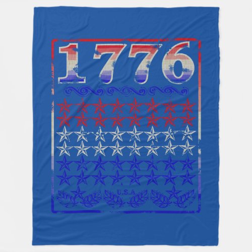 1776_ Stars Faded Fleece Blanket