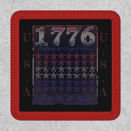 1776 Stars T_Shirt Patch