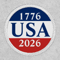 1776 USA 2026 Red White Blue USA 250th Anniversary