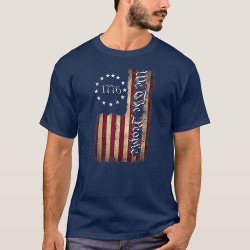 1776 We The People Patriotic American T_Shirt