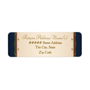 1776 Wedding Collection Return Address Label