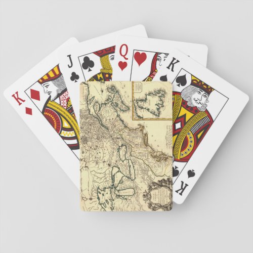 1778 Map of Canada and the United States Poker Cards