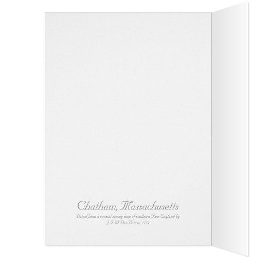 1779 Map of Chatham, Massachusetts (Inside (Left))