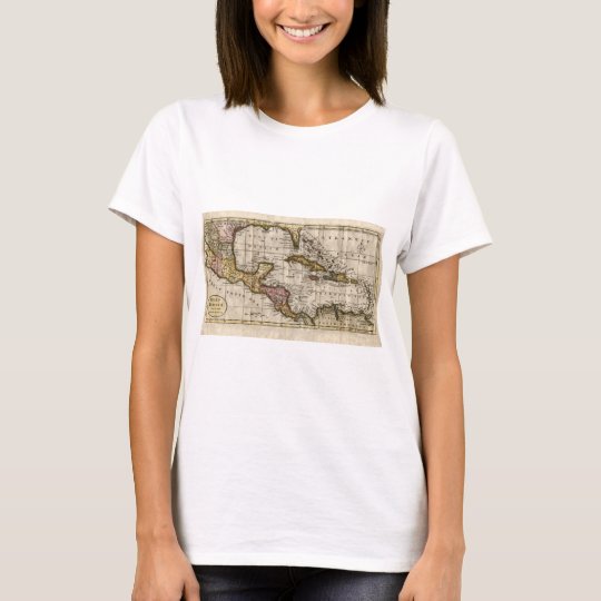 1790 Map of The West Indies by Dilly and Robinson T-Shirt
