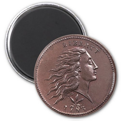 1793 Flowing Hair Large Cent Magnet