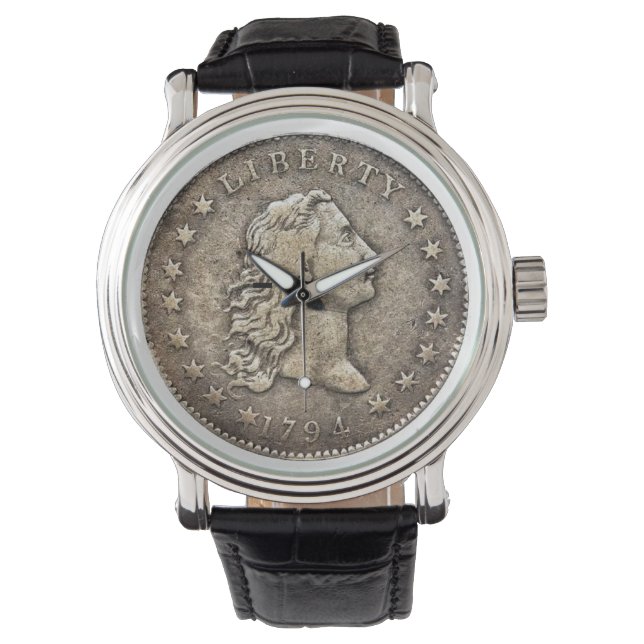 1794 Flowing Hair Silver Dollar - Watch (Front)