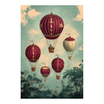 1798 Floating Hot Air Balloons