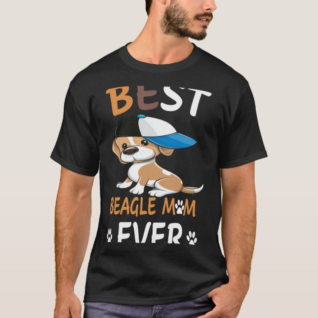 17 Best Beagle Mom Ever T-Shirt (Front)