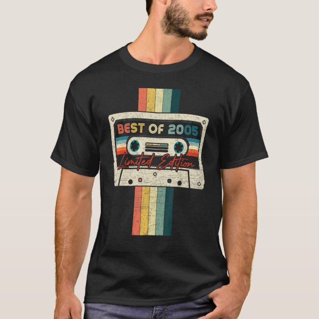 17 Birthday  Best Of 2005 Cassette Tape Limited Ed T-Shirt (Front)