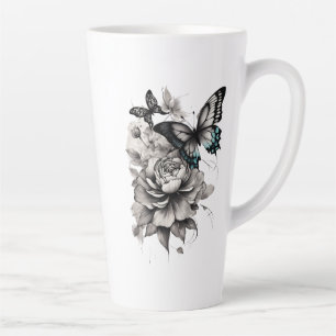 17 oz Large Latte Mug – Butterfly Transformation