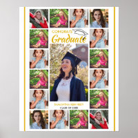 17 Photo Collage Template Congrats Graduate Name