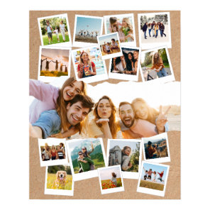 17 Picture Scrapbook Personalized Photo Collage Poster