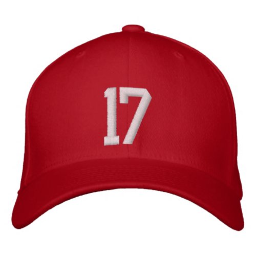 17 Seventeen Embroidered Baseball Cap