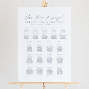 17 Tables Our Favorite People Seating Chart