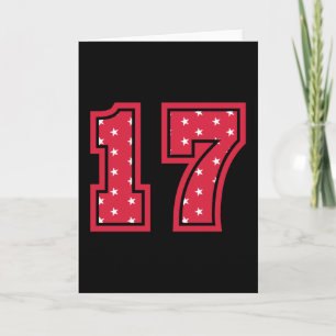 17 YEAR OLD BIRTHDAY 17th Birthday Kids Vintage Card