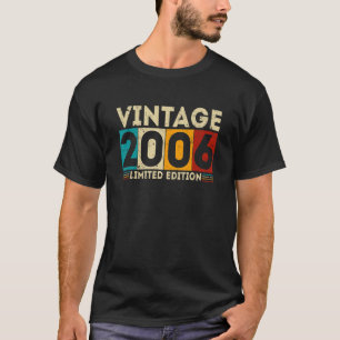 17 Year Old  Vintage 2006  17th Birthday T-Shirt