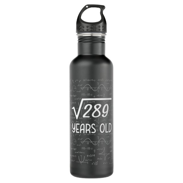 17 Years Old Gift Boys Girls Funny 17th Birthday G Stainless Steel Water Bottle (Front)