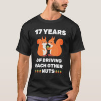 17Th 17-Year Wedding Anniversary Funny Couple For