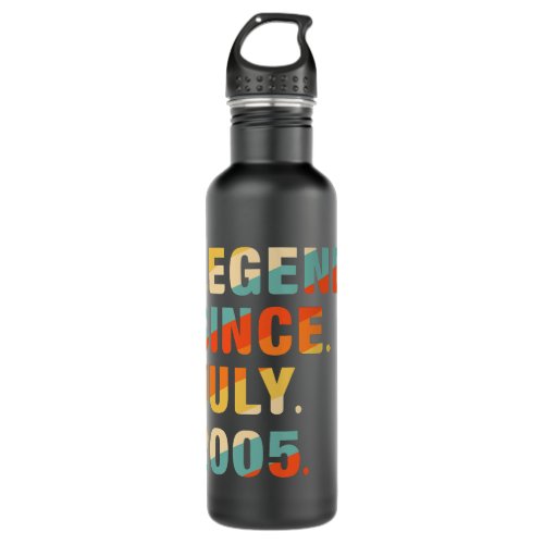 17th Birthday Gifts 17 Years Old Legend Since Stainless Steel Water Bottle